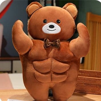 抱き枕 筋肉熊さん大きいぬいぐるみ抱き枕