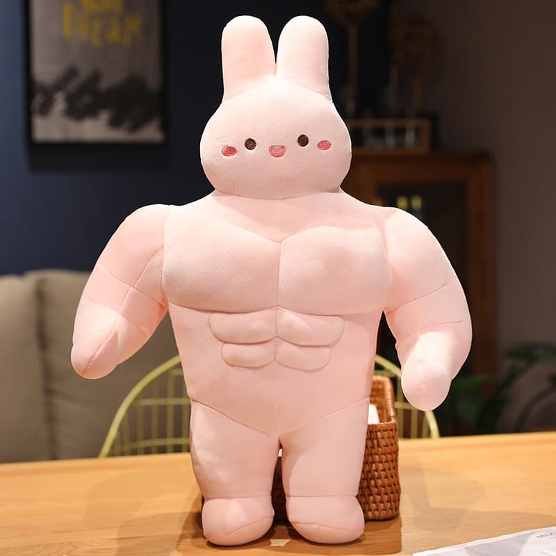 抱き枕 筋肉うさぎぬいぐるみ大きい抱き枕