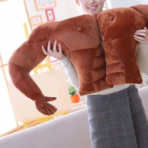 抱き枕 筋肉マッチョ上半身型ユニーク抱き枕