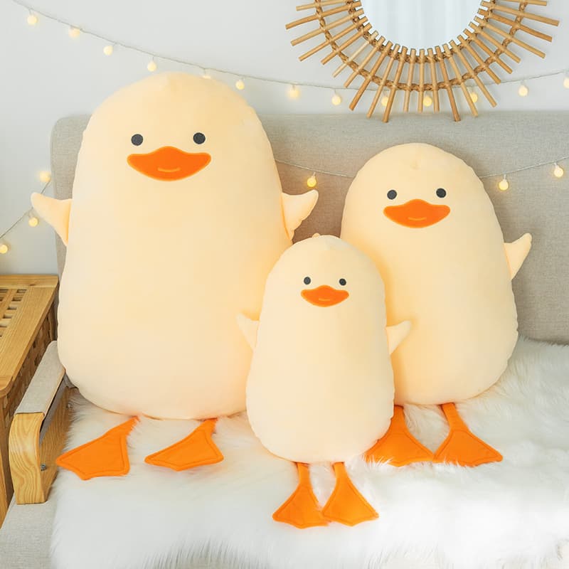 抱き枕 ふわふわあひる大型ぬいぐるみ鳥抱き枕