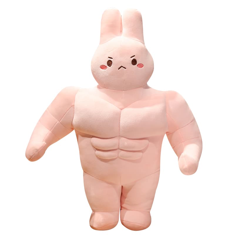 抱き枕 筋肉うさぎぬいぐるみ大きい抱き枕