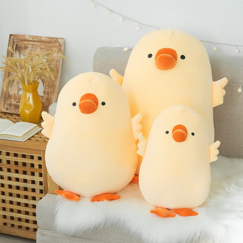 抱き枕 ふわふわあひる大型ぬいぐるみ鳥抱き枕