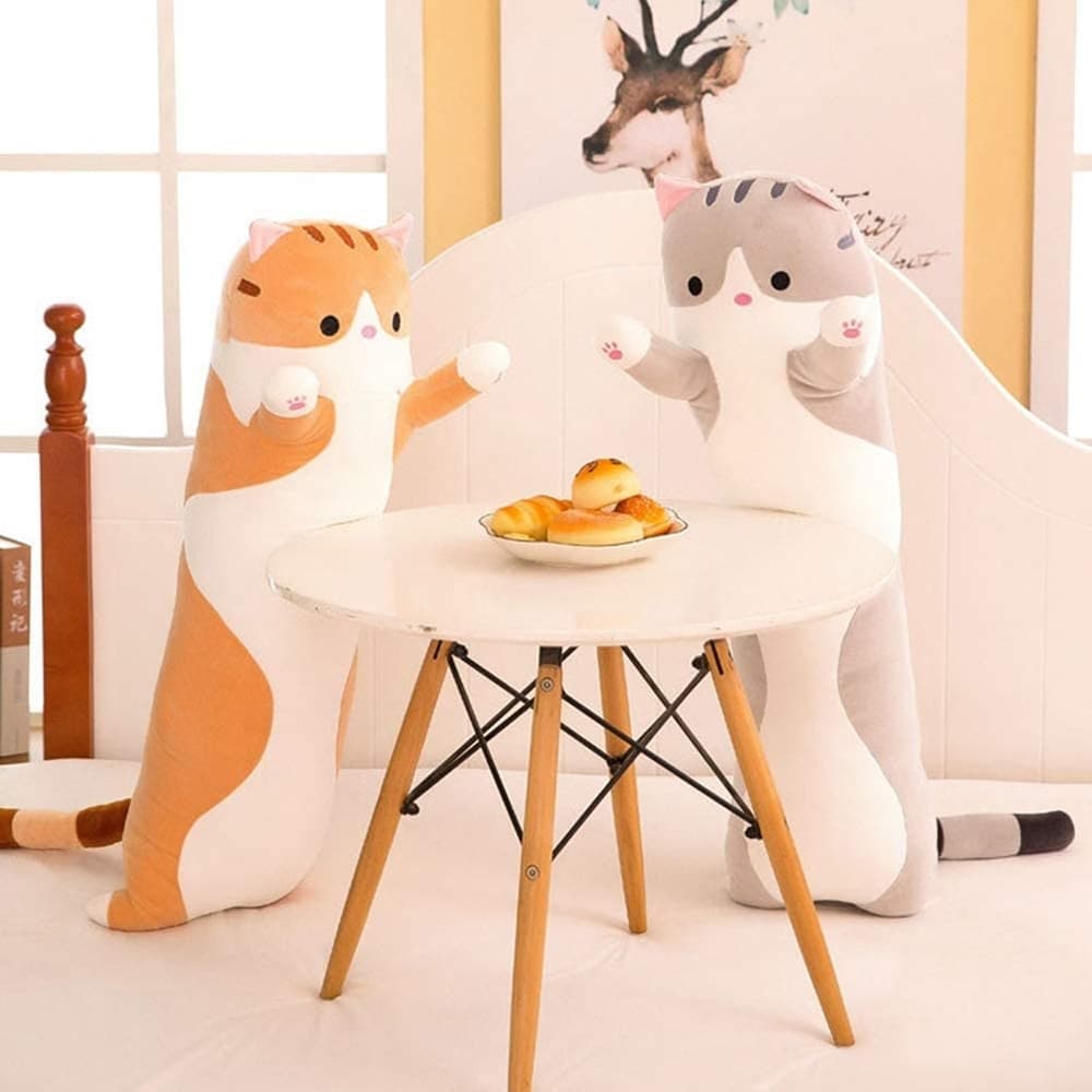 抱き枕大きい細長もちもち猫