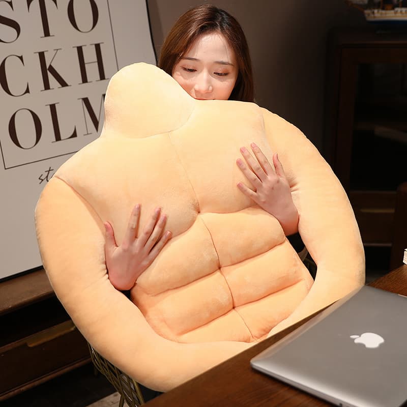 抱き枕 筋肉ボディ型おおきい抱き枕クッション